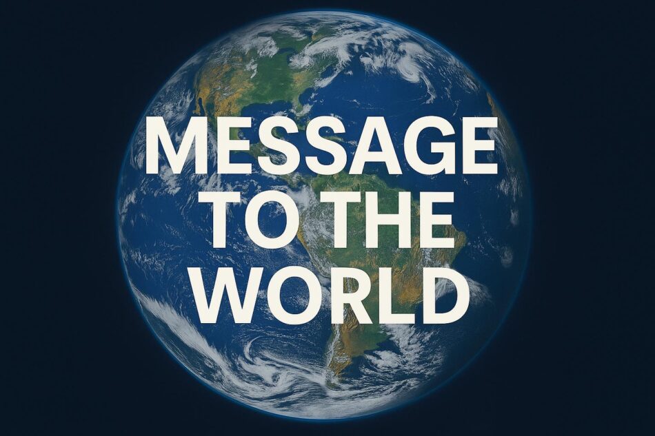 Message to the World – Green AC&DC Energy™