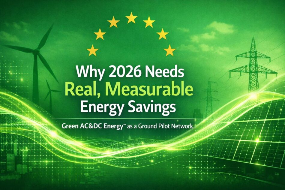 Why 2026 Needs Measurable Energy Savings | Green AC&DC Energy™